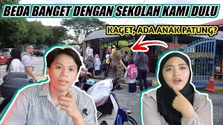 Perbedaan Sekolah Malaysia & Indonesia Sambut Murid Baru! Kaget Banget!! | Indonesian React