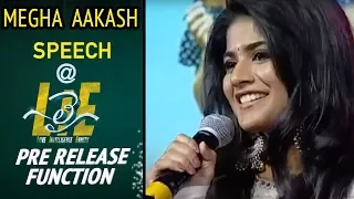 Megha Akash Speech at #LIE Movie Pre Release Event - Nithiin, Arjun