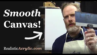 Weird Way to Apply Gesso to Your Canvas| GESSO| LEARN HOW TO PAINT