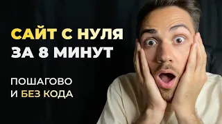 Как самому создать сайт с нуля БЕСПЛАТНО за 8 минут?