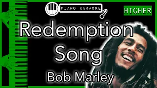 Redemption Song (HIGHER +3) - Bob Marley - Piano Karaoke Instrumental
