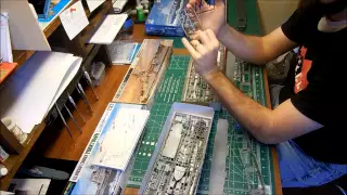 1:700 Scale Yorktown Class Model Kit Comparison