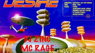 Dj Zinc Mc Rage @ Desire @ The Sanctuary 6th July 1996