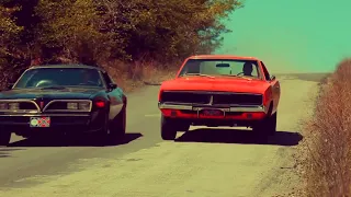 Raintrain - Run (Car scene from: "Hero Car Showdown! General Lee VS Bandit Trans Am")