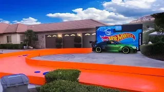 I Built a REAL Life-Size Hot Wheels Track!