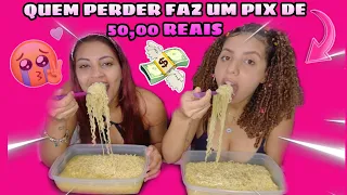 QUEM COMER MAIS MIOJO EM 5 MINUTOS GANHA!!!