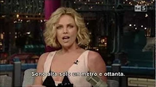 Charlize Theron on David Letterman || Interview || (ita sub)