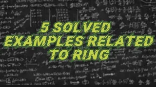 Abstract Algebra||Ring theory|| Example ||Hamilton quarantine||powerset ring etc