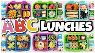 Eating the ENTIRE alphabet for lunch! | A-Z Letter Lunch Challenge