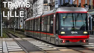 🇫🇷 Trams in Lille / Tramway de Lille (2022) (4K)