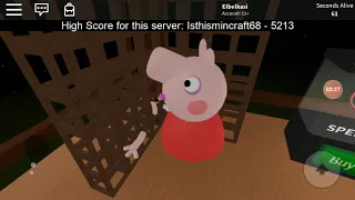 PEpPa why do you have that knife? Roblox survive peppa pig