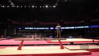 PENA ABREU Yamilet (DOM) - 2015 Artistic Worlds - Qualifications Balance Beam