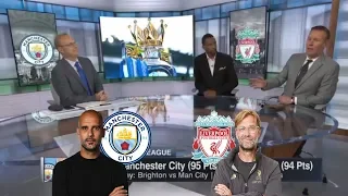 ESPN FC  Manchester City 95 Pts vs Liverpool 94 Pts Who 'll win title EPL 2018 2019