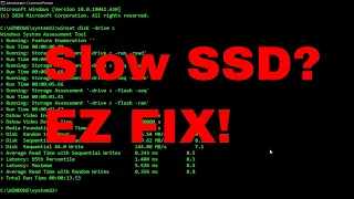 Speed up SSD Windows 10