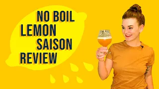 No Boil Lemon Saison Homebrew Review