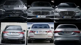 Mercedes Benz C class vs E class vs S class (2022) || Interior - Exterior and Features comparison