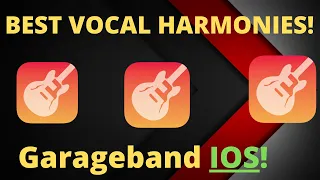 HOW TO GET AMAZING VOCAL HARMONIES in GARAGEBAND IOS