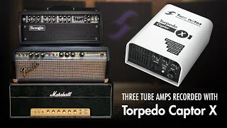 3 legendary tube amps with Torpedo Captor X