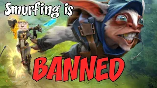 Dota 2's Smurfing Ban is... Confusing