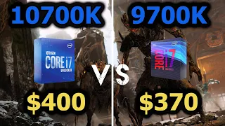 Intel i7 10700k vs i7 9700k Benchmarks in Game FPS & Productivity @ 1080p & 1440p