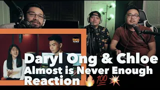 Almost Is Never Enough - Cover by Daryl Ong and Chloe Redondo REACTION | YO CHECK IT REACTS