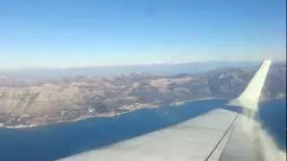 Посадка в Тиват (Черногория) Landing in Tivat (Montenegro)