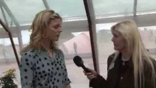 Emilia Fox interviewed by Karen Frandsen of Eerie Investigations at the launch of Butterfly World