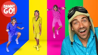 “The Color Dance Game!” 🌈 /// Danny Go! This or That Brain Break Songs for Kids