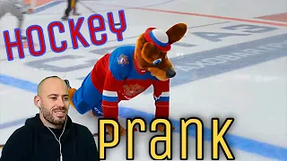 REACTION to Ovechkin, Malkin & Kuznetsov Prank. Mascots Made in Russia