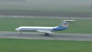 Tupolev Tu 134AK RF 90915 Russian Air Force Landing RWY25 UNNT