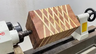 DIY Woodturning / Exceptional Woodworking Skills With Creative Ideas Working On A Wood Lathe
