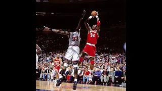 NBA 2K Houston Rockets '94 vs New York Knicks '93 - Clutch Block & Buzzer Hammer the Knicks!