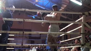 Petchaiya Sor Sarinya vs Tanuphet Kiatapai @ Nuea Khlong School 10/10/2015