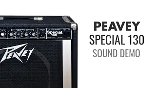 1980s Peavey Special 130 Solo Series Guitar Amp Sound Demo