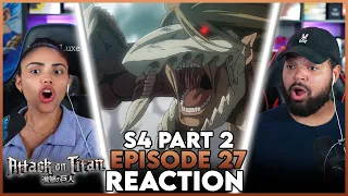 THIS IS SO F*** UP | Attack On Titan Season 4 Episode 27 Reaction and Review