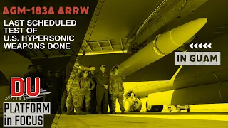 Why #usmilitary test firing AGM-183A ARRW from Guam is a big message for China?