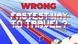 The REAL fastest way to travel in Minecraft 1.15