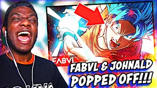 FABVL & JOHNALD POPPED OFF!!! GOKU SONG "Save The World" | FabvL ft Johnald [Dragon Ball] [REACTION]