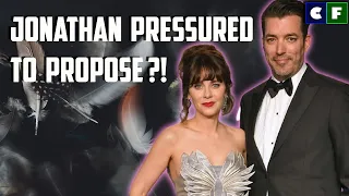 Jonathan Scott Jokes about Almost Proposing to Fiancee, Zooey Deschanel in April from Pressure