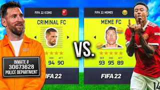 Prison FC vs. Meme FC... in FIFA 22! 🤣