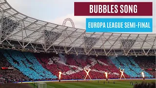 I'm forever blowing bubbles at the London stadium | Europa League semi-final vs. Eintracht Frankfurt