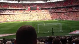 West Ham 2 Blackpool 1 Final Whistle Wembley Championship play off 19/05/2012 goals