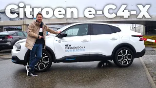 New Citroen e-C4 X Review 2023