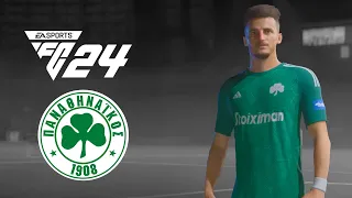 EAFC 24 PS5 - PANATHINAIKOS - PLAYER FACES AND RATINGS - 4K60FPS