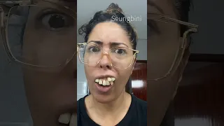 halloween fake teeth makeup tutorial
