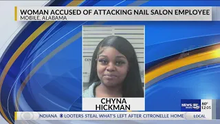 1 arrested for nail salon fight