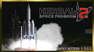 Kerbal Space Program 2 - Unsere neue Rakete + Testflug + Rettungsaktion  [Early Access]