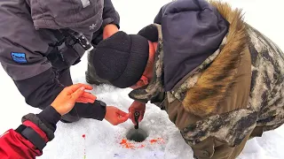 ЛАПТИ НЕ ЛЕЗУТ В ЛУНКУ! УТОПЛЕННИК НАЙДЕН! ПОСЛЕДНЯЯ РЫБАЛКА зимнего сезона часть 1