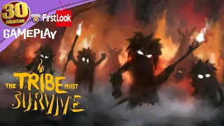 The Tribe Must Survive - FIRST LOOK - 30 min Gameplay - Is it worth buying?  #strategy #difficult