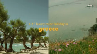 my first 5* luxury resort experience in sani resort, greece | fujifilm x100v travel vlog